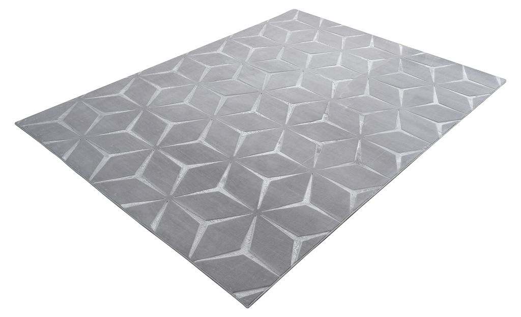 Teppich Calma 225 Silber 160x220 cm – Pflegeleicht & Modern Produktbild 
