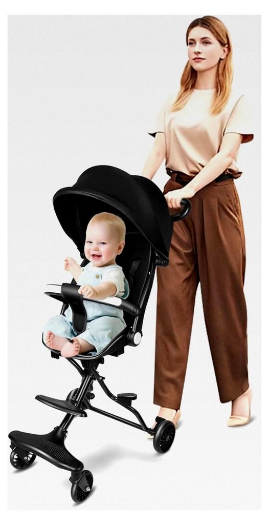 Klappbarer Kinderwagen, Buggy mit Sonnendach, geeignet ab 6 Monaten bis 22 kg, einhändig zusammenklappbar