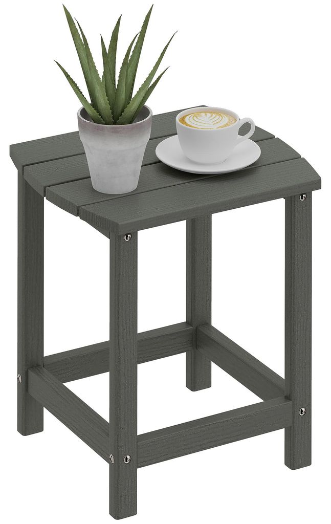 Outsunny Gartentisch 48 x 37 x 46 cm, Wetterfest Produktbild 