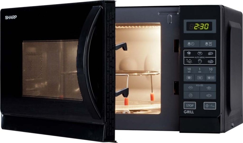 Mikrovlnná trouba Sharp 2v1 R642BKW Obrázek produktu 