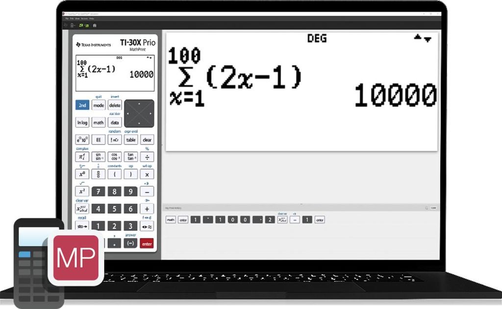 TI-SmartView TI-30 MathPrint Modelle Emulator Software von Texas Instruments unbefristet / Single / 1 Stück