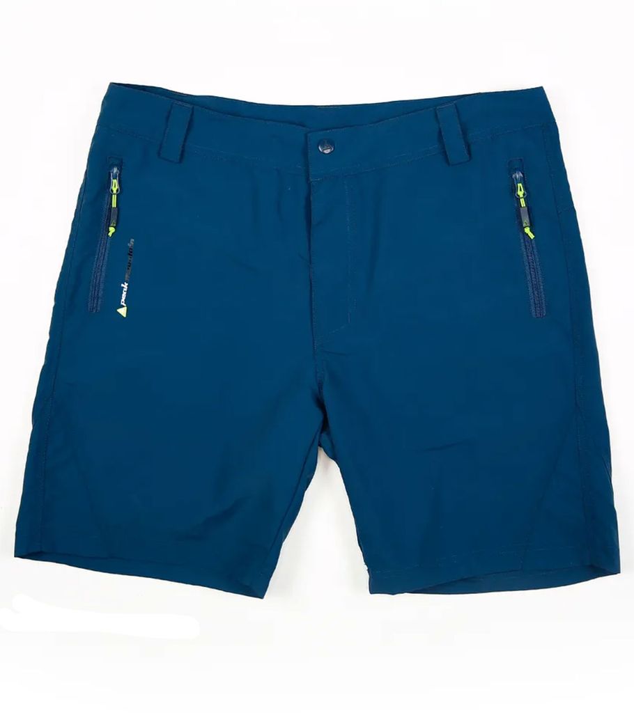 peak mountain Trekking-Hose robuste Damen Outdoor Funktions-Shorts Blau, Größe:S
