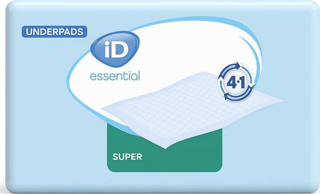ID Essential Underpads Super 90 x 180  cm (bordable) - 1 Image du produit 