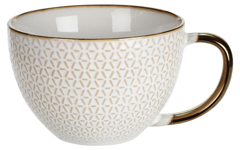 Set di 4 tazze Excellent Houseware, Vetroceramica, 15x12x8 Immagine del prodotto 