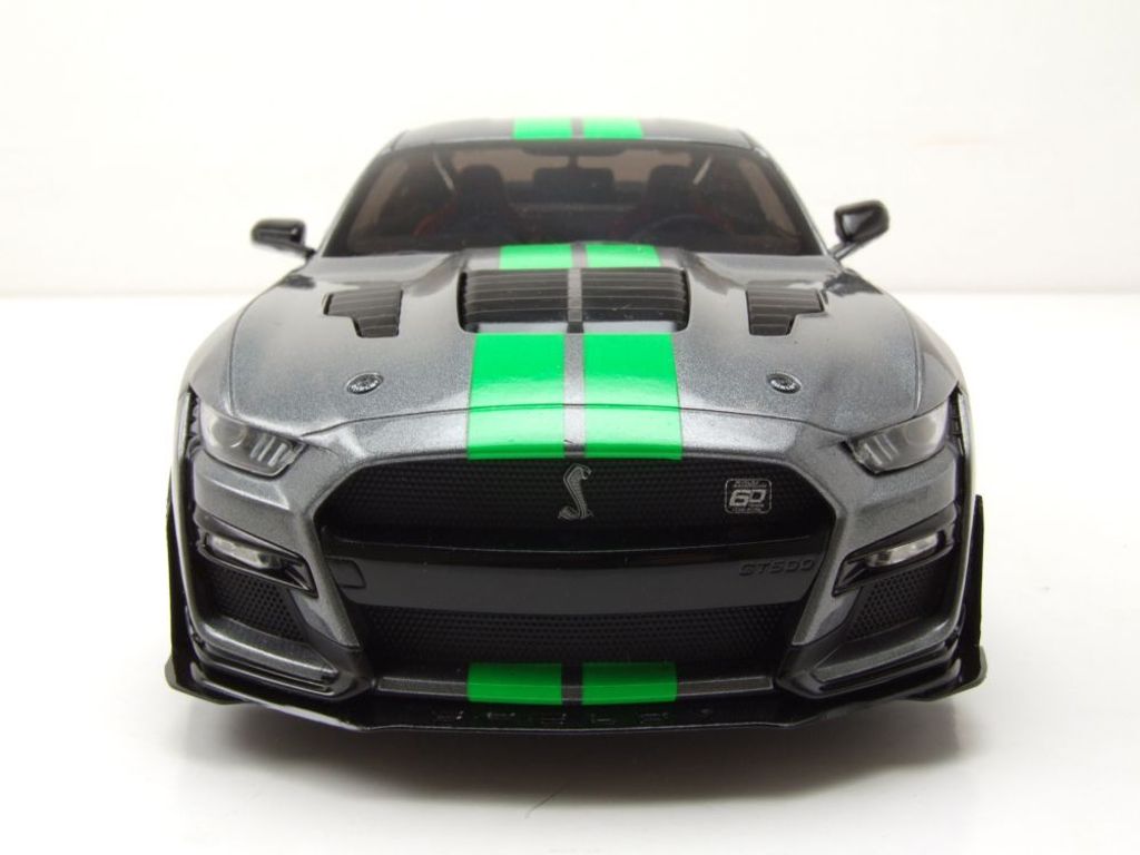 Modellauto 1:18 Ford Shelby GT500 grau-grün Produktbild 8