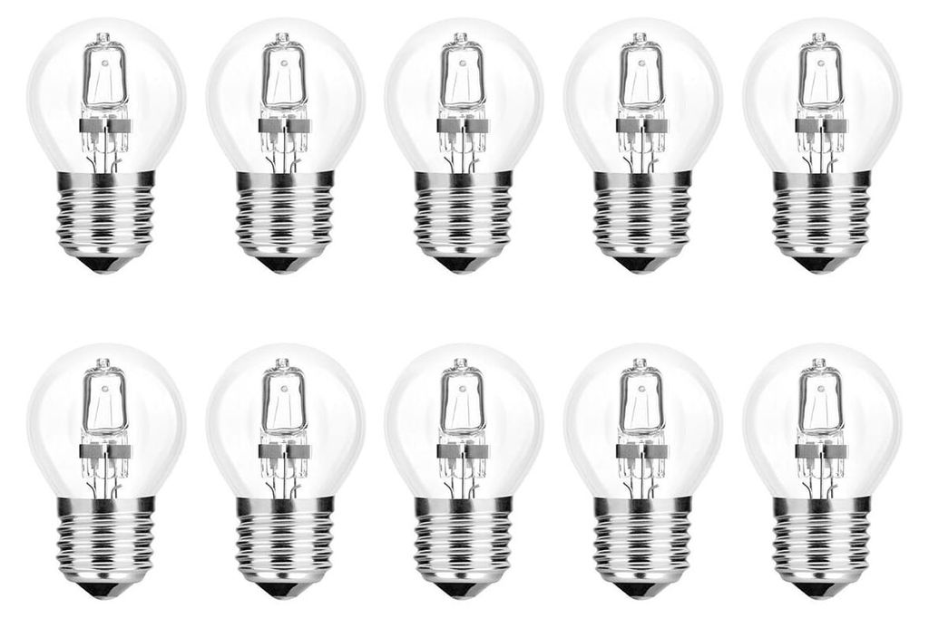 Modee E27 Halogen Kugellampe P45 42W 624lm 2700K Warmweiß Produktbild 