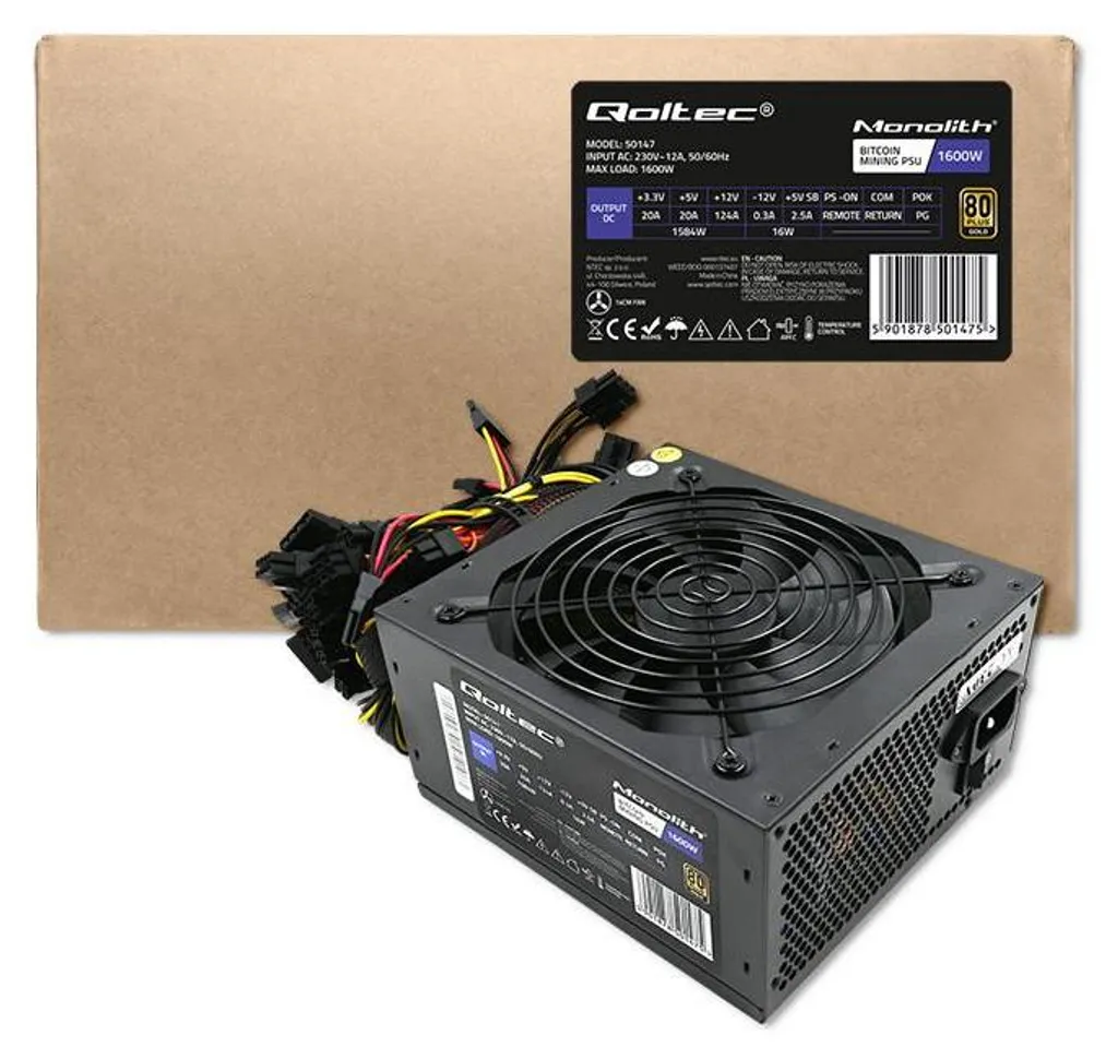 Alimentation modulaire 24V Qoltec 50147 haute performance avec 60W - 6