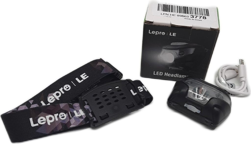LE LED Stirnlampe Wiederaufladbar USB Kopflampe 1300 Lux Rotlicht& 5 Lichtmodi IPX4 Wasserdicht Mini Stirnlampe Angeln Laufen Helligkeit; inkl USB ...