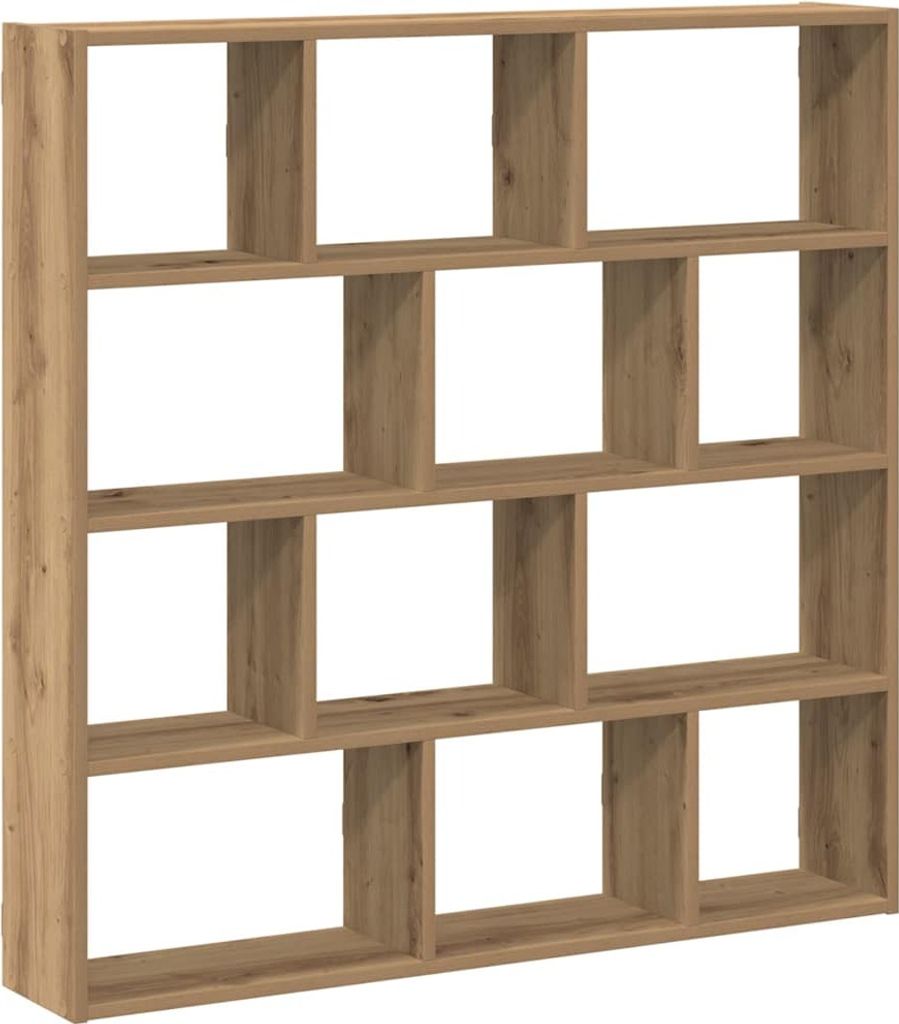 vidaXL Würfelregal 12 Fächer Artisan-Eiche Holzwerkstoff