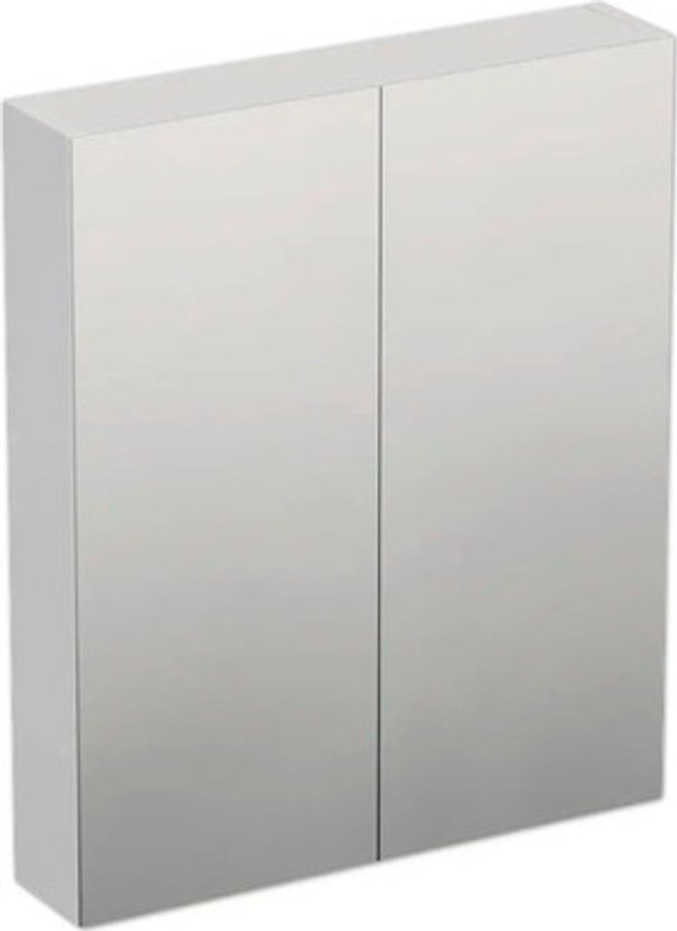 Jungborn Spiegelschrank TRENTA 60 x 14,4 x 72 cm weiß matt 2-türig IP 44