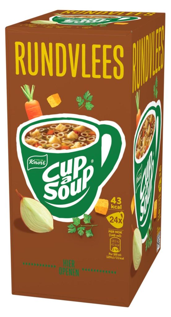 Knorr Cup-a-Suppe Manzo (24 x 140 ml) Immagine del prodotto 