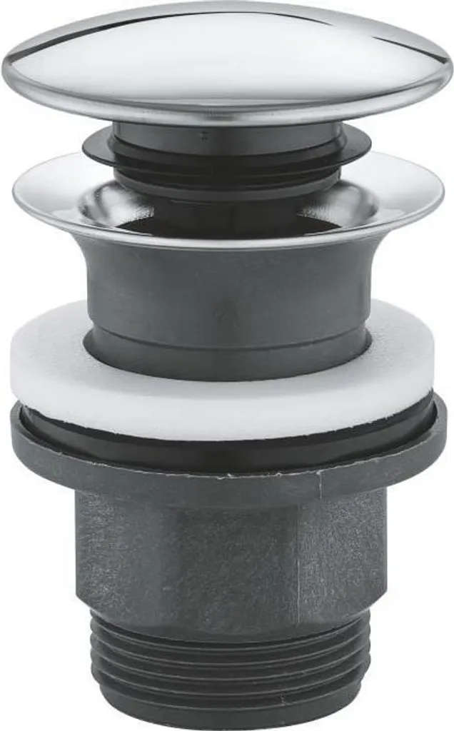 Piletta GROHE Click Clack Universale 63mm con Troppopieno in Ottone
