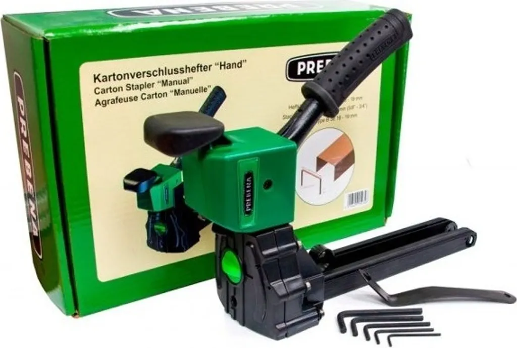 Agrafeuse à carton manuelle professionnelle pour agrafes 16 et 19mm