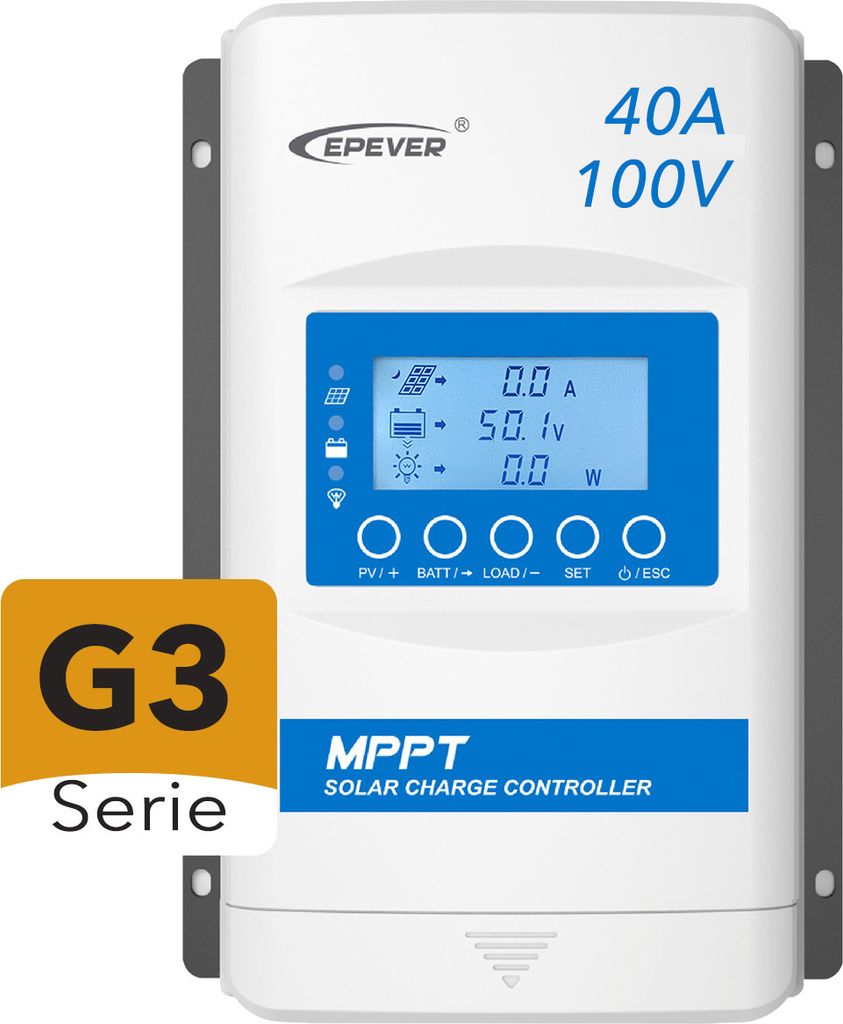 EPEVER®XTRA 4210N G3  MPPT Solar Laderegler 40A 100V, Produktbild 