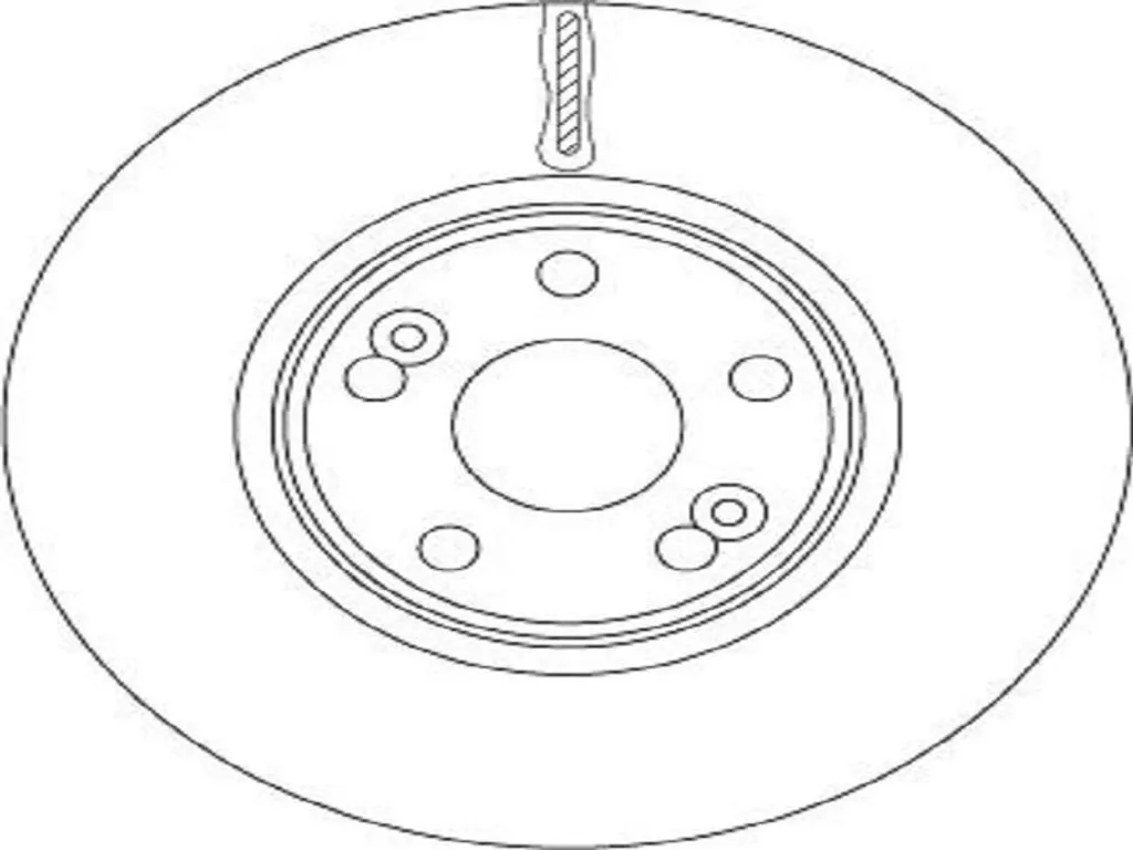 Paire de Disques de Frein Avant 300mm TRW DF6233S RENAULT Scénic I JA0
