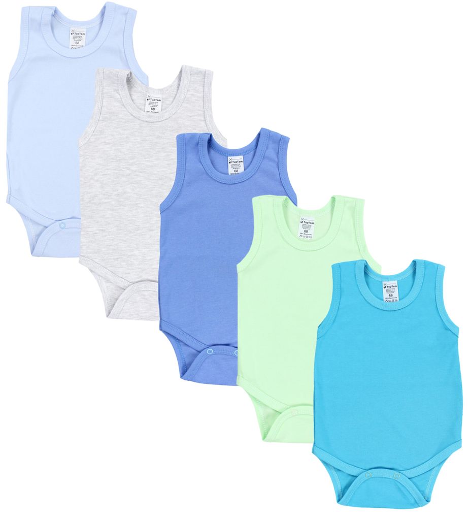 TupTam Baby Jongens Panty Maillot Ondoorzichtig Pakje van 6, Kleurenmix 13, 116-122