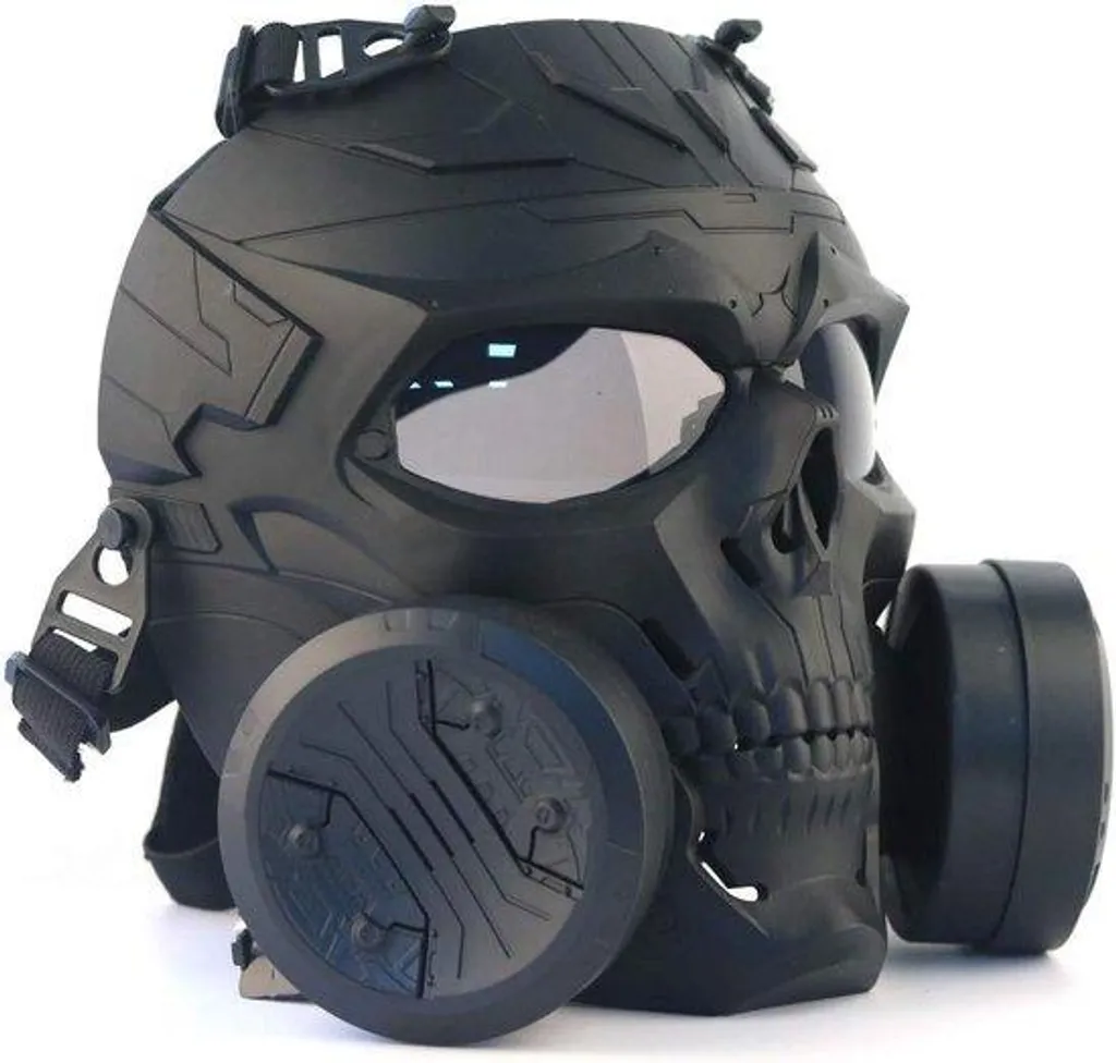 Masque de protection intégral Paintball et Airsoft avec visière claire