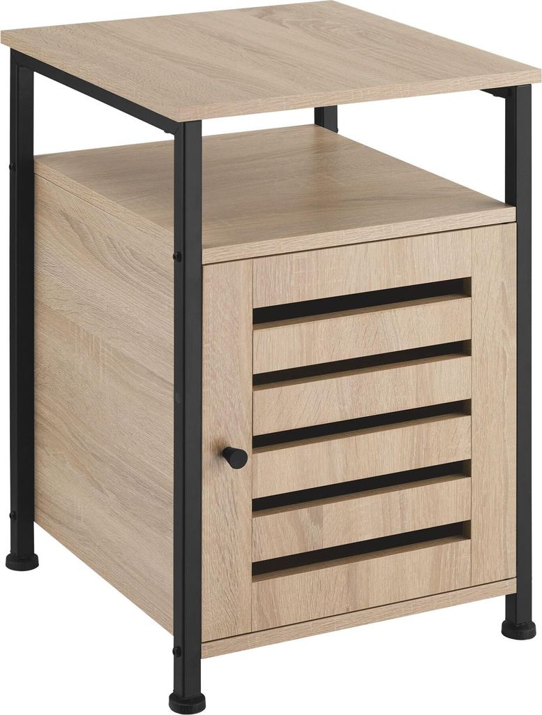 tectake® Beistellschrank Cork 40,5 x 40,5 x 60,5 cm Produktbild 