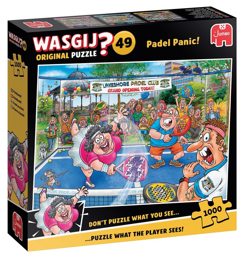 Wasgij Original 49 - Padel - Alarm! (1000 Teile), 1000 Produktbild 