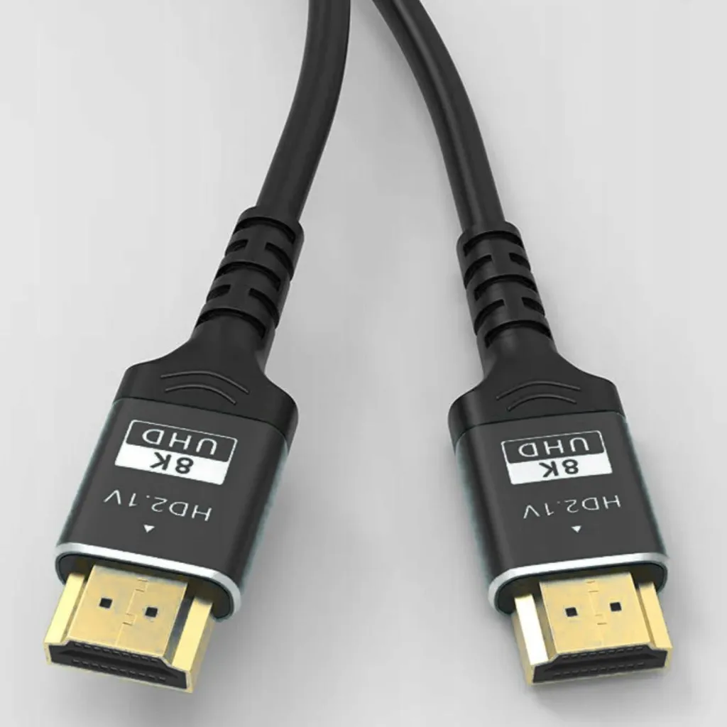 WTPGTI Cavo HDMI 8K Fibra Ottica 15m, HDMI 2.1 Ultra Alta Velocità 48Gbps, Supporta 8K@60Hz, 4K@120Hz, HDR dinamico, eARC, HDCP 2.2/2.3, Compatibile con PS5, Xbox, TV, proiettore, monitor