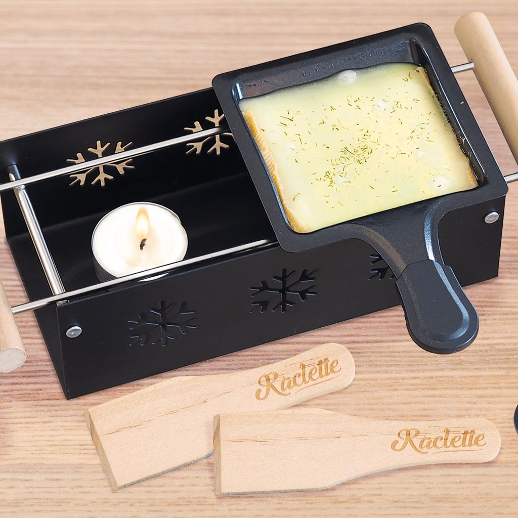 Raclette-Duo bei Kerzenschein
