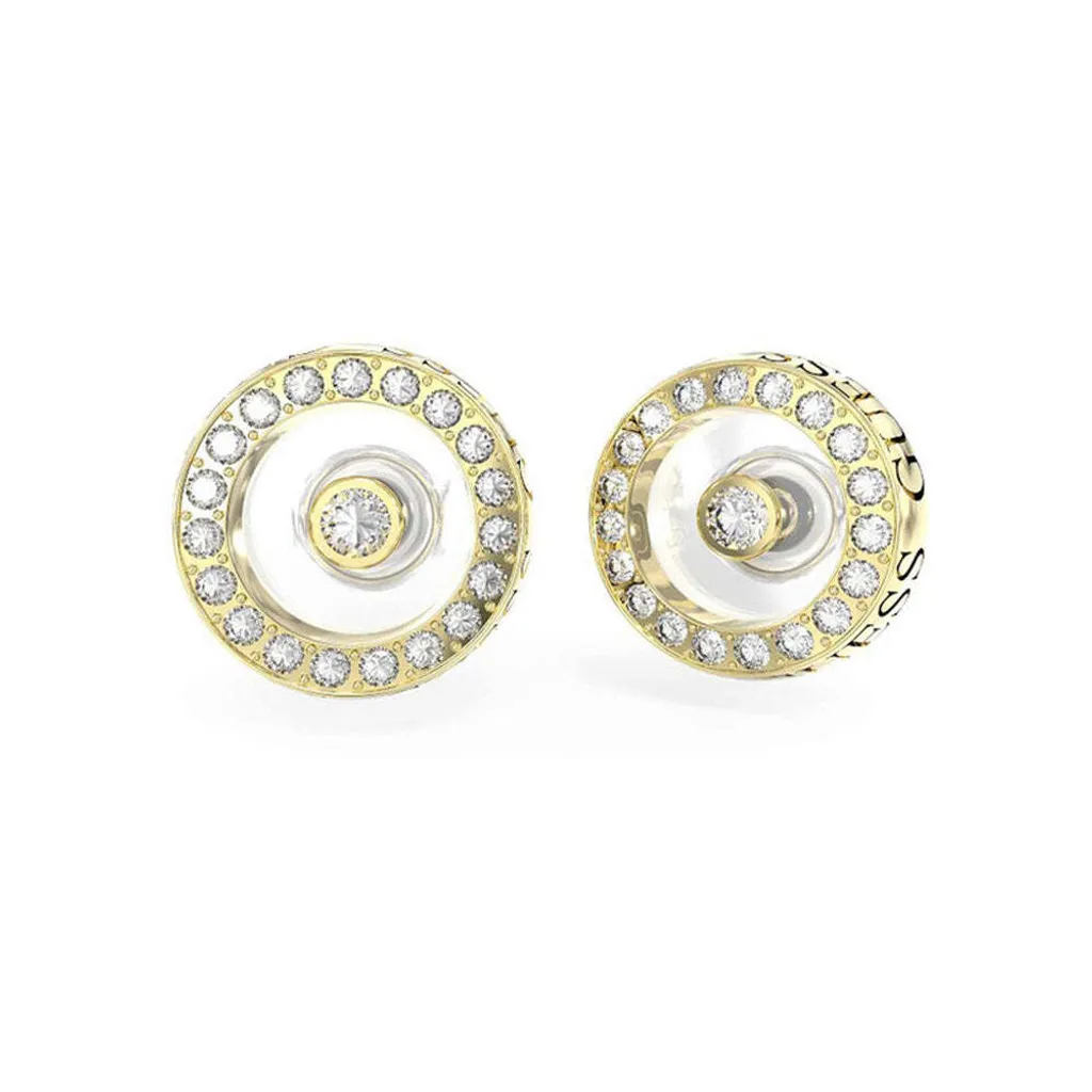 Orecchini Guess JUBE03256JWYGTU Oro Acciaio - Gioielleria Made in Italy