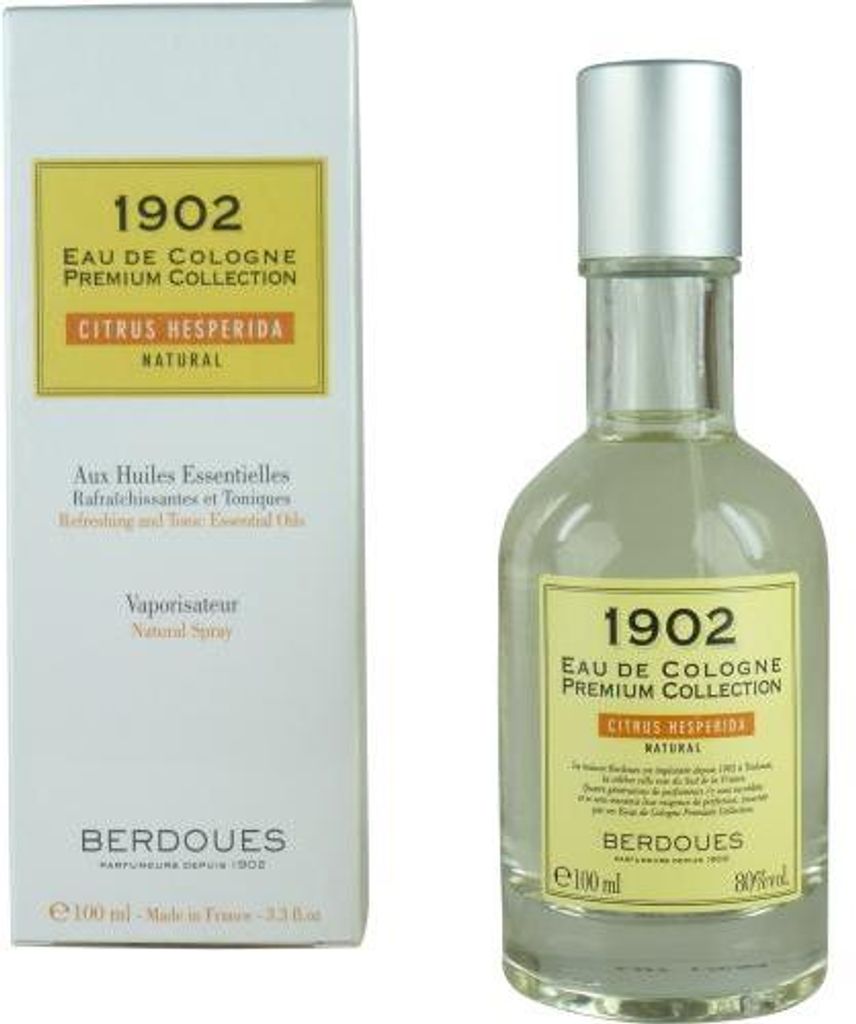 Berdoues 1902 Natural Citrus Hesperida 100Ml Eau De Cologne Spray