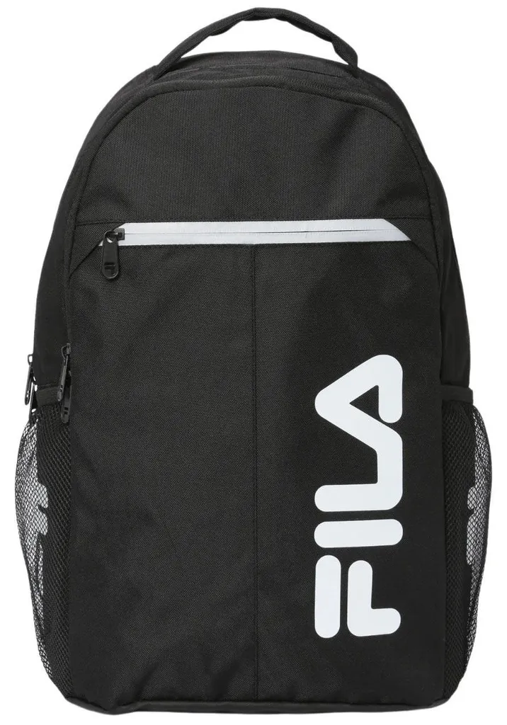 Sac à dos Fila Folsom MR78232 robuste en toile noire pour ordinateur
