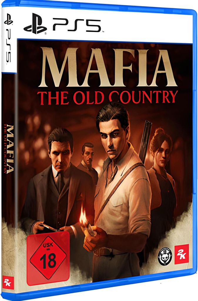 The cover art for the video game Mafia: The Old Country on PS5.