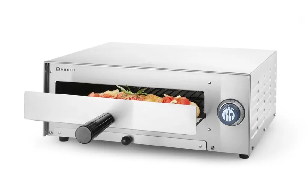 Petit four à pizza électrique 1450W - Cuisson rapide format 48x59 cm - 4