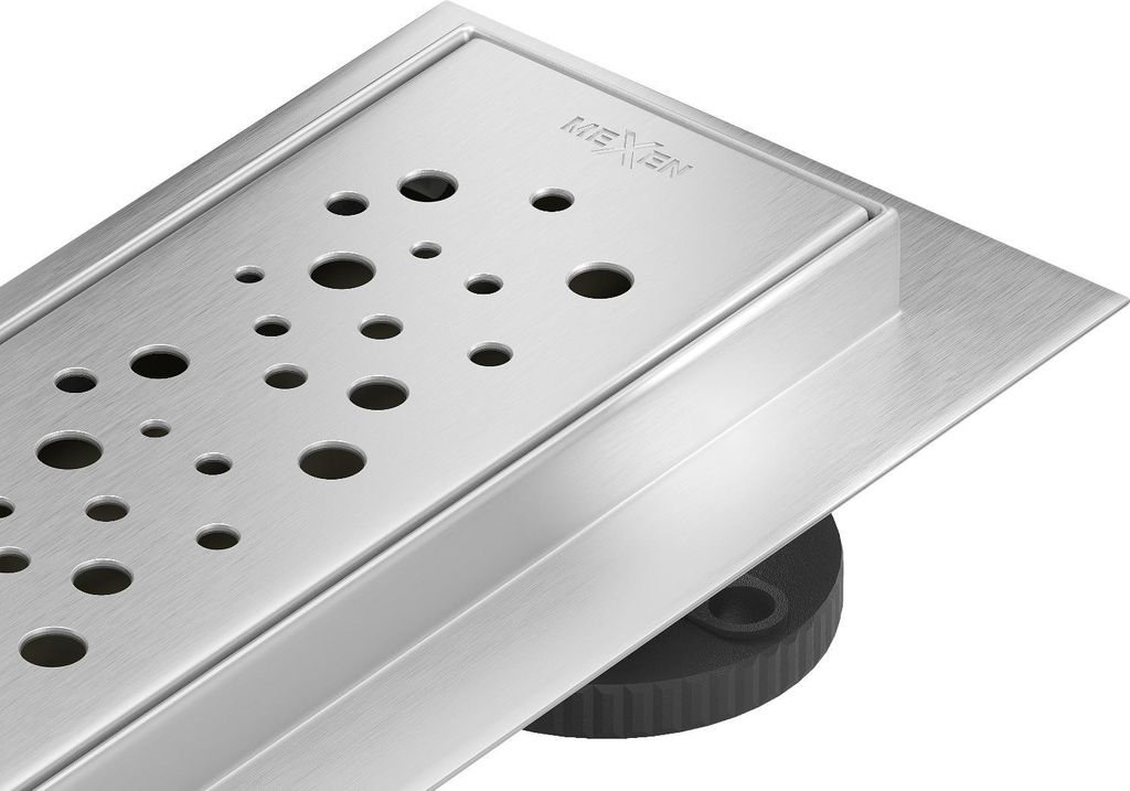 Mexen Flat M12 Linienablauf 80 cm, Inox - 1021080-15 Produktbild 