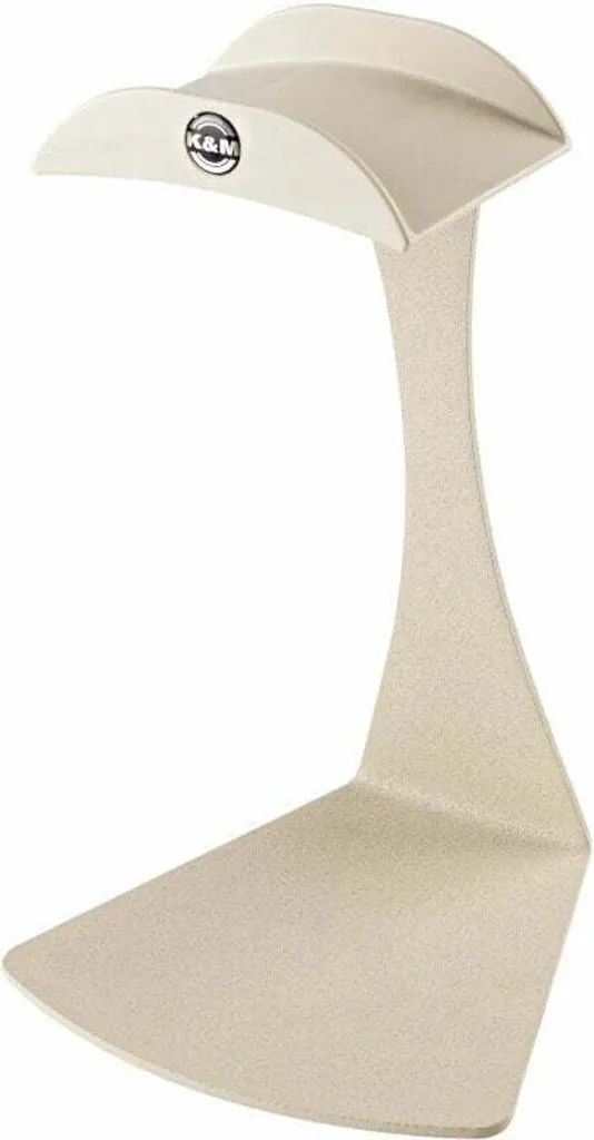 Support de table pour casque K&M 16075 évite chutes et rayures noir