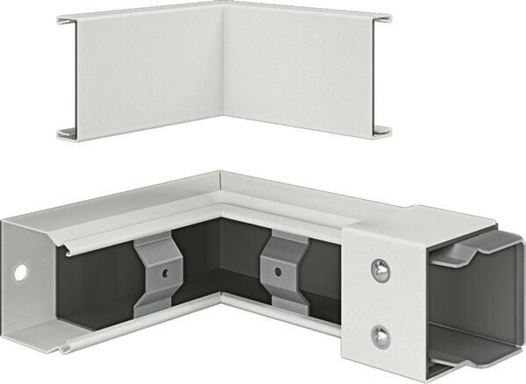 Hager Inneneck FWK-Plus 60x60 mm weißpulverbeschichtet FWKP6006049016 (FWKP6006049016)