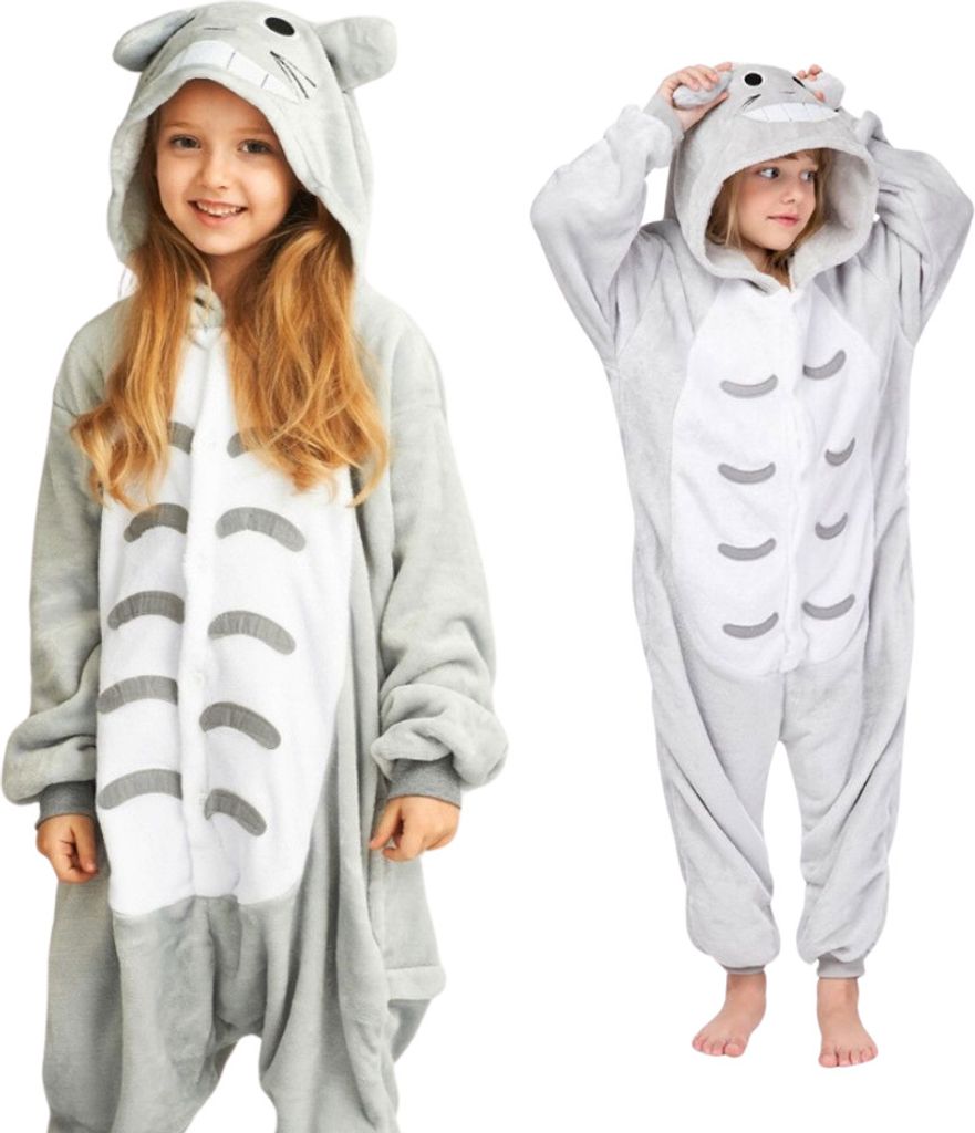 Onesie Kigurumi Pyjama Kostüm für Kinder Totoro 128 Produktbild 1