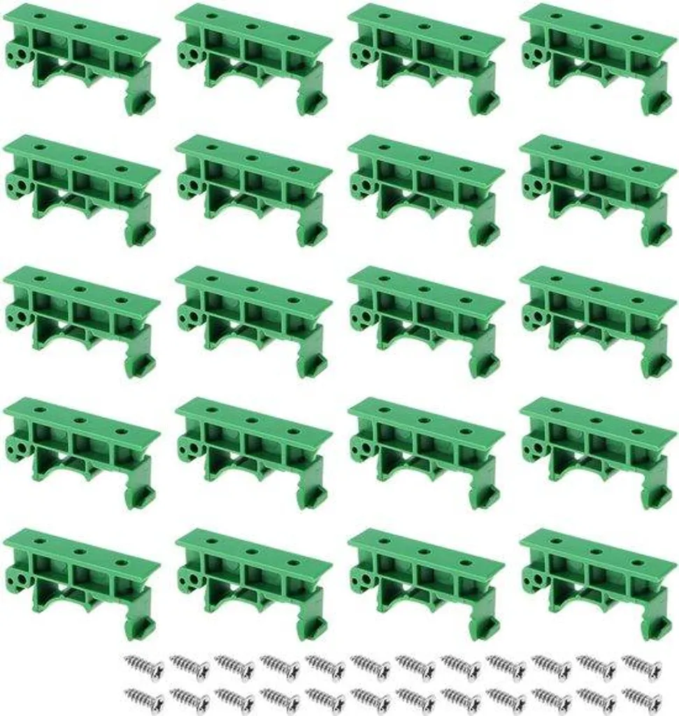 Adaptateur pour relais électroniques de 35 mm - Support montage vert