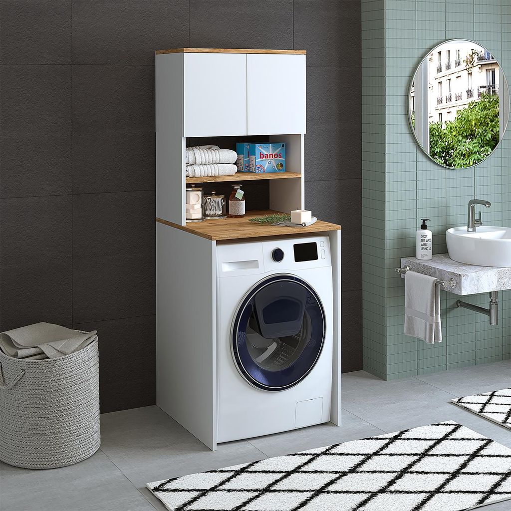 Roomart ATLANTIC-III Waschmaschinen-Überbauschrank 65 cm Produktbild 