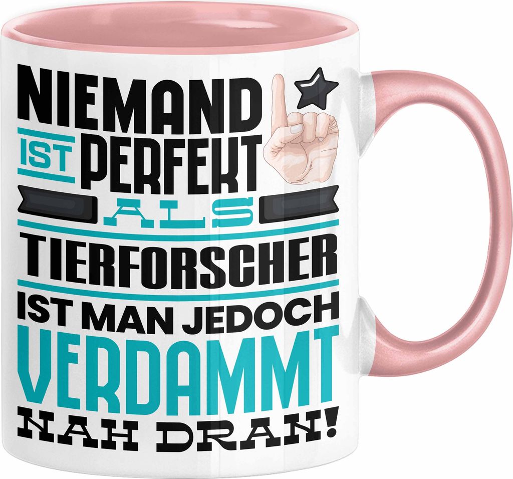 Tierforscher Geschenk Tasse Lustige Geschenkidee für Produktbild 
