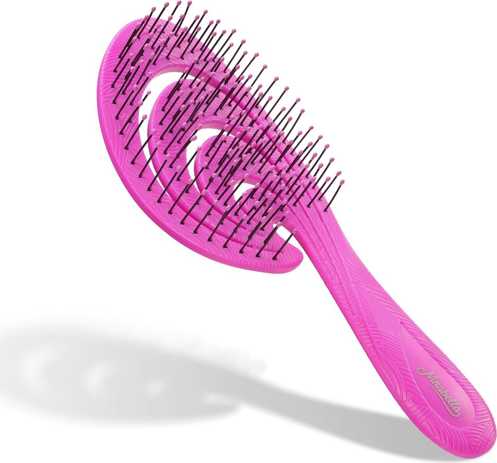 Ninabella Haarbürste ohne Ziepen für Damen, Männer & Kinder Produktbild 