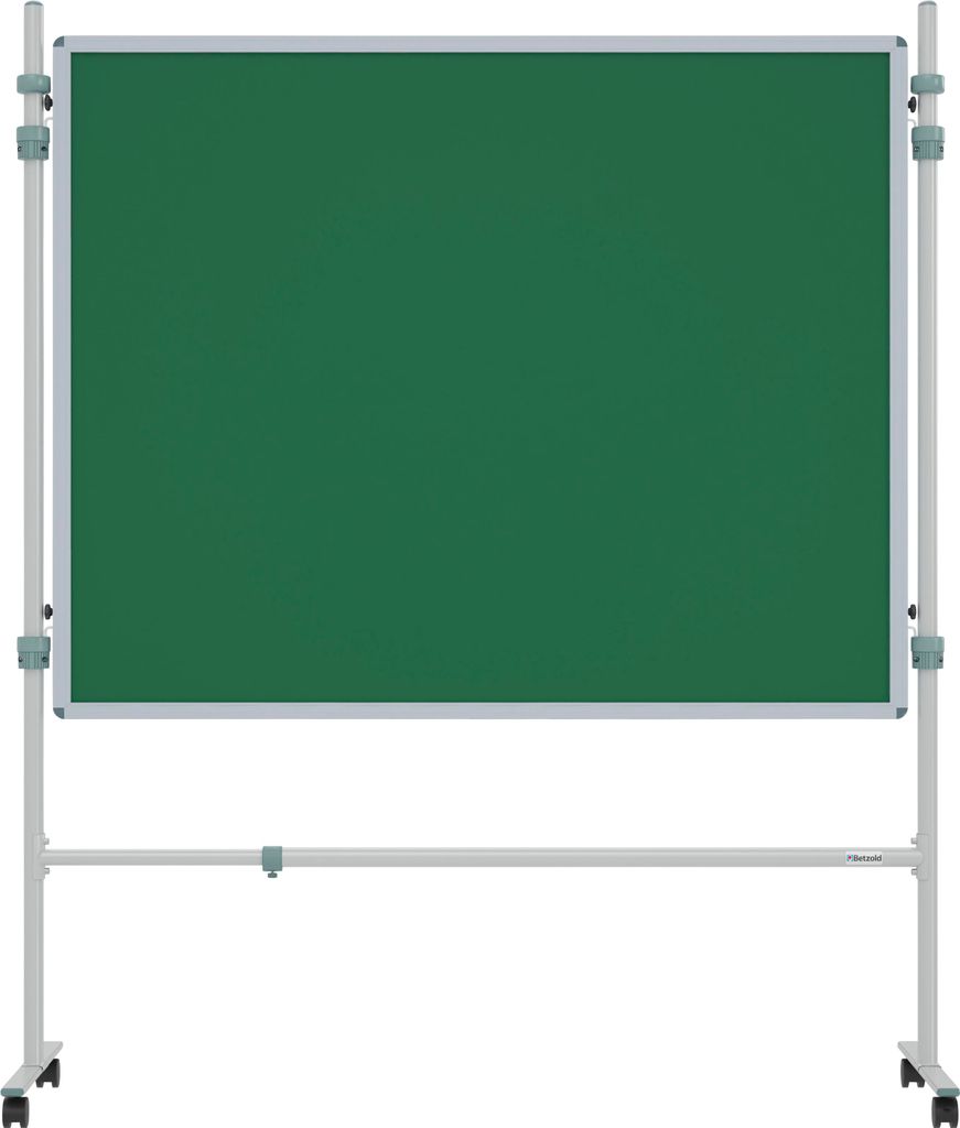 Betzold Stellwand, 150 x 120 cm, Farbe: grün, Setgröße: 1 Stück, Ausführung: mit fahrbarem Stativ