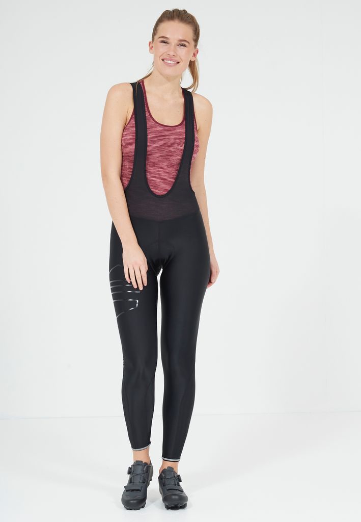 ENDURANCE Radhose Jayne Long mit extra weichem Polster 1001 Black 36