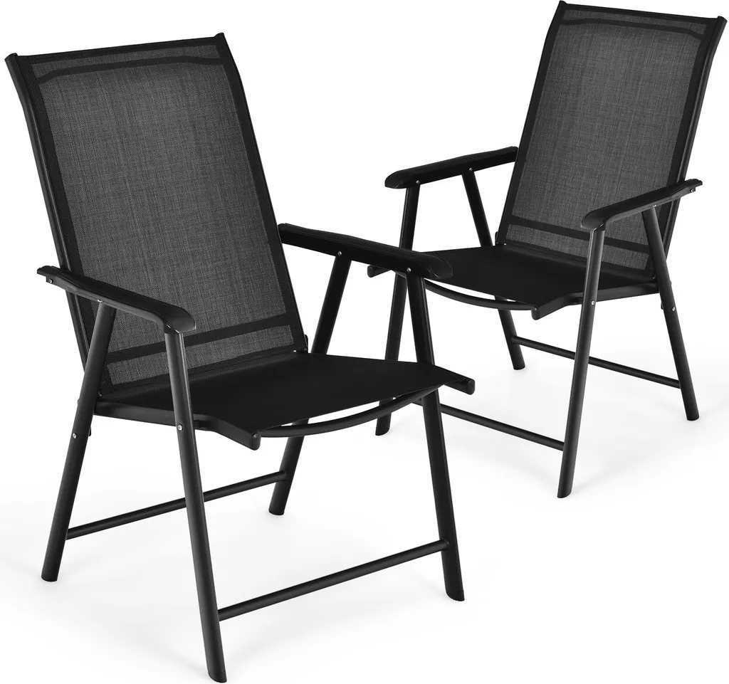 Chaise de Jardin Pliante Confortable pour Soulager le Dos et Gagner de la Place
