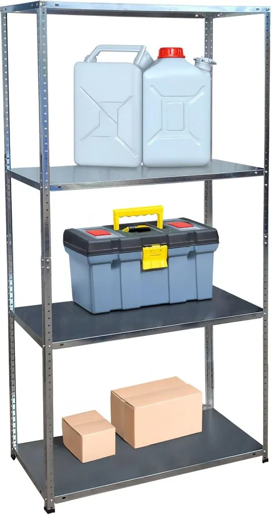 Rayonnage de stockage acier 160 kg : stoppez le désordre dans le garage