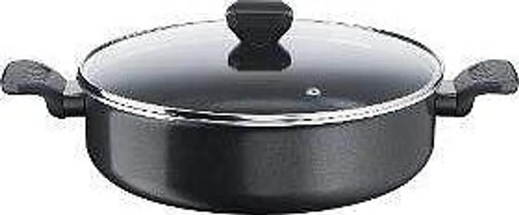 Tefal B5677253 Casseruola Bassa con Coperchio 28 cm - Antiaderente