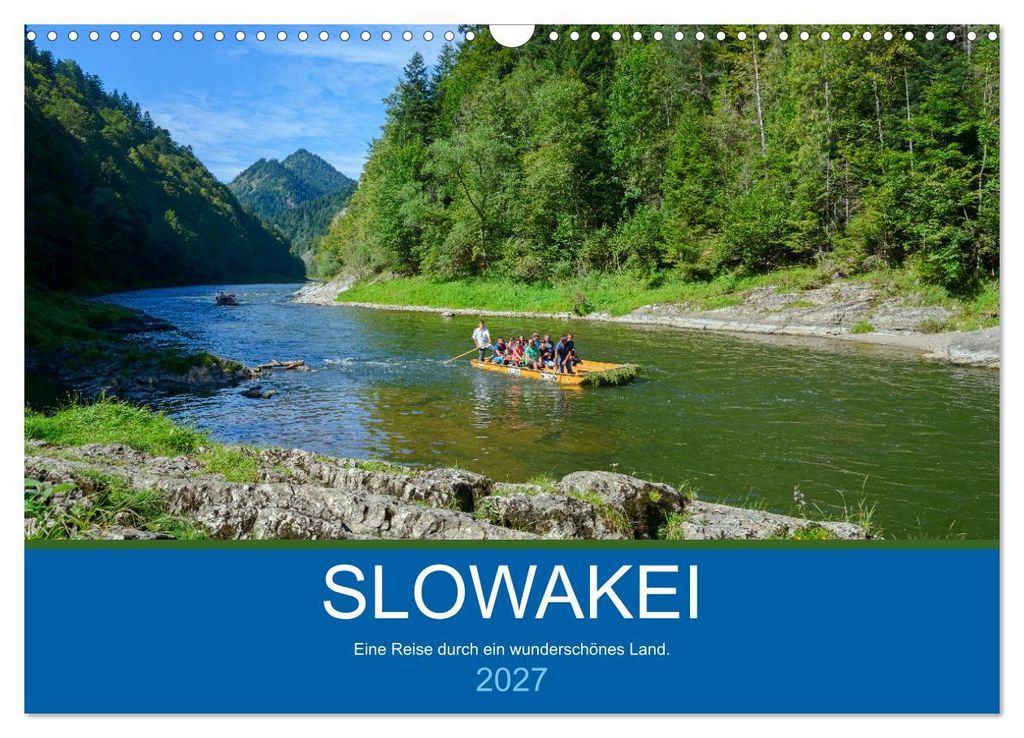 Slowakei - Eine Reise durch ein wunderschönes Land. (Wandkalender 2027 DIN A3 quer), CALVENDO Monatskalender