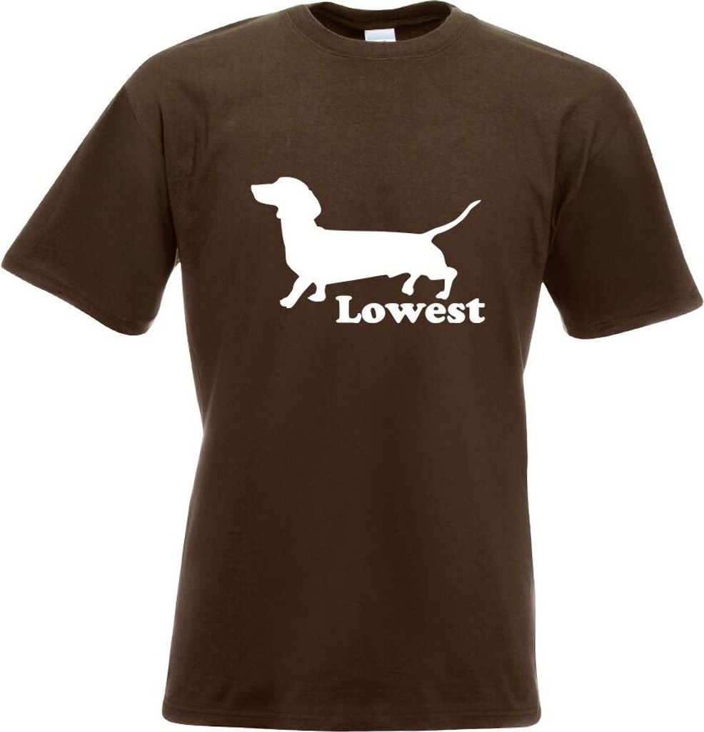 Kiwistar - T-Shirt - Chocolate - Lowest Motiv Bedruckt Funshirt Design Print - mit Motiv Bedruckt - Funshirt Design - Sport - Freizeit - Herren - XXL