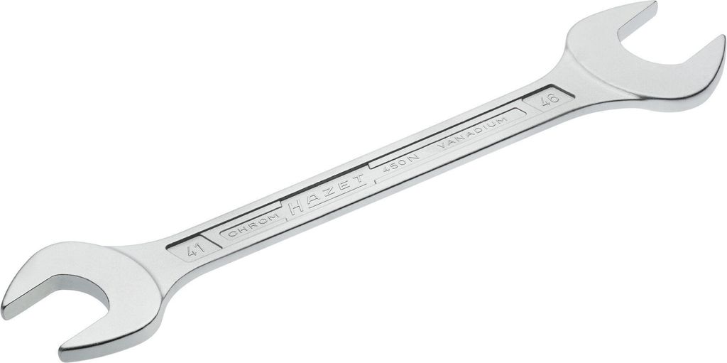 HAZET Doppelmaulschlüssel 450N-41X46 439,5mm Chrom-Vanadium-Stahl
