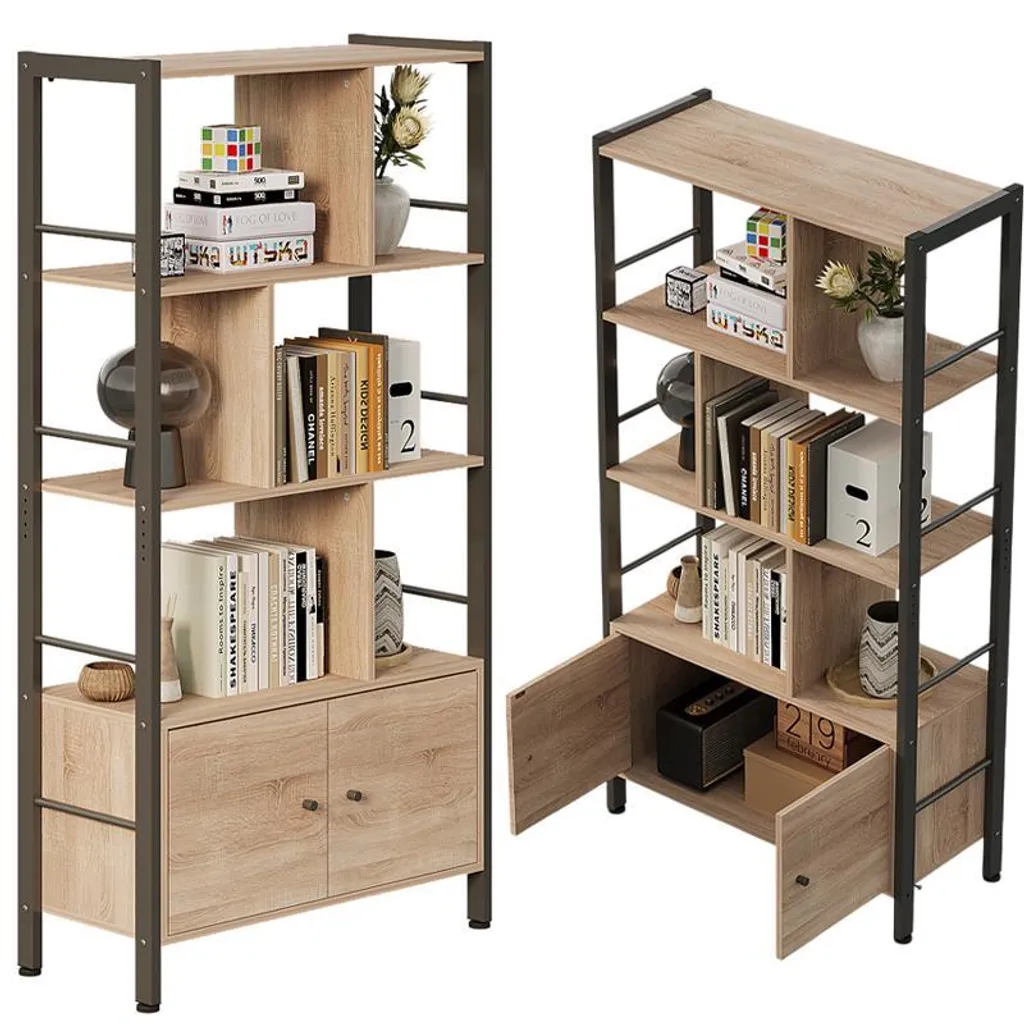 Étagère à livres verrouillable meuble de rangement sécurisé Loft