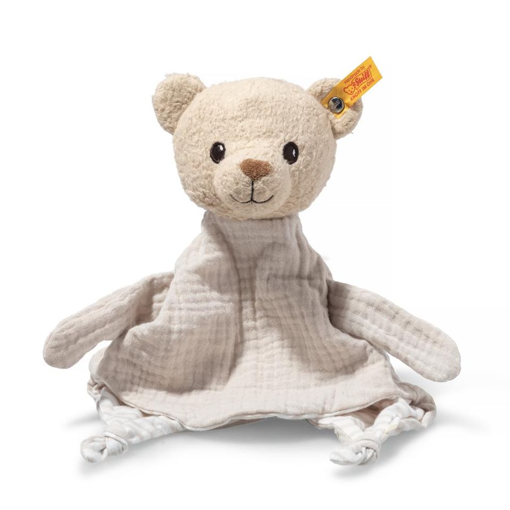 Steiff Teddybär Noah Schmusetuch 32 beige GOTS 242762