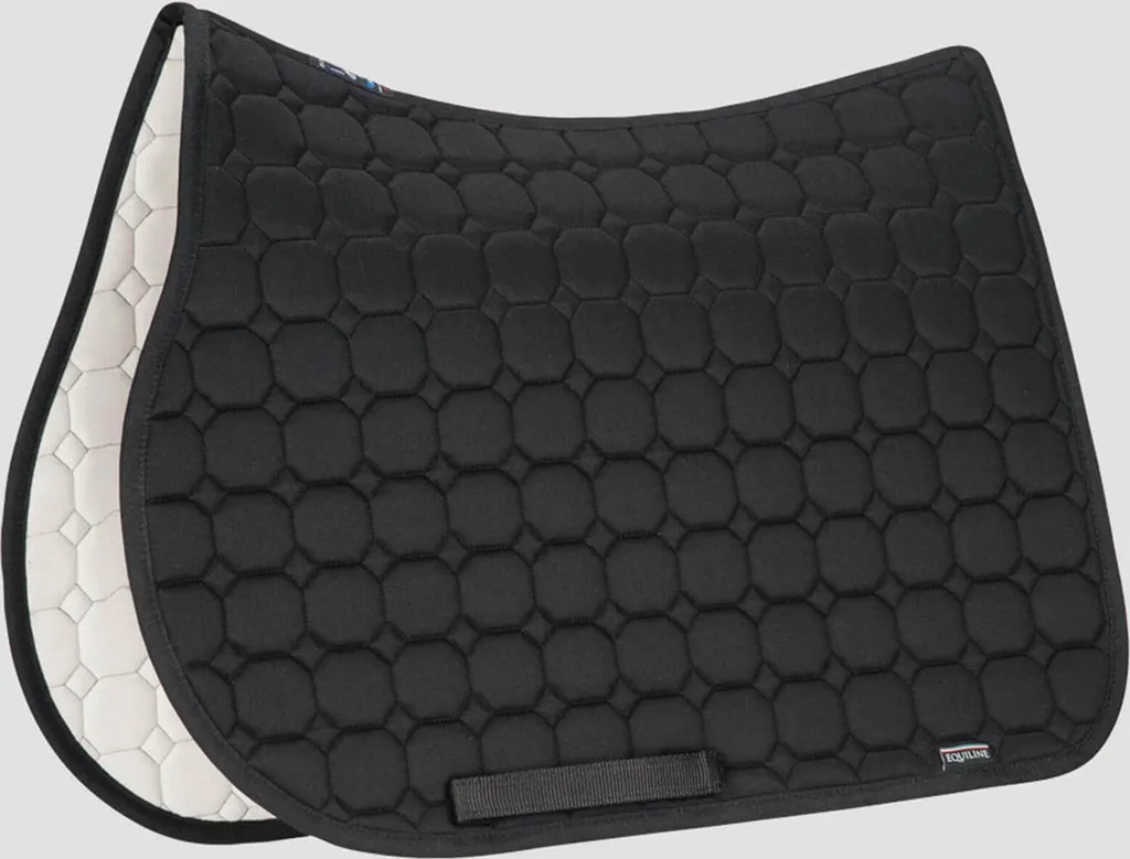 Chabraque de saut Octagon Black Equiline - Tapis de concours