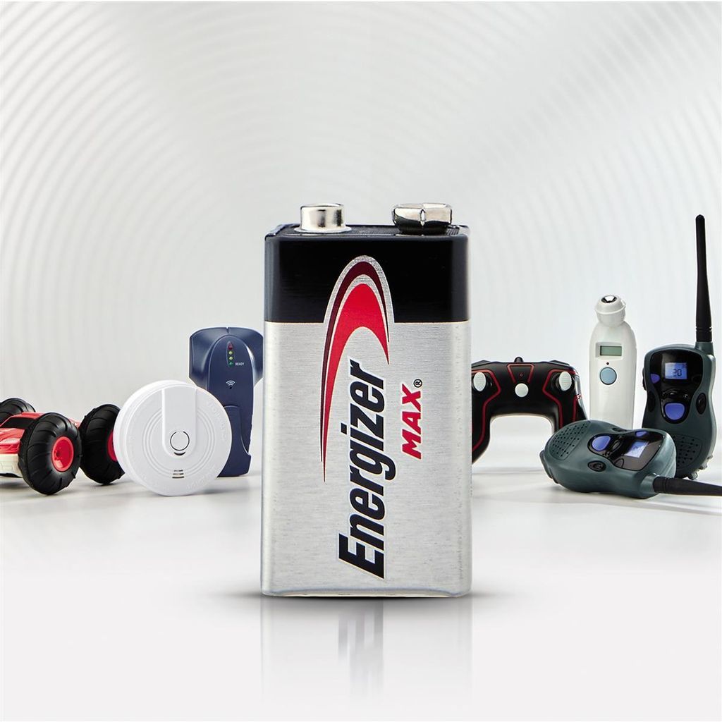 Energizer Pile Max Alcaline 9V/E-Block/6LR61 2 pcs/paquet. Image du produit 